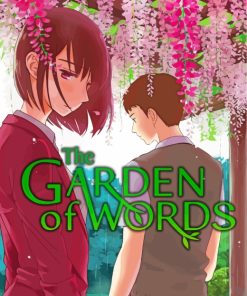 The Garden Of Words Anime Poster Paint By Number