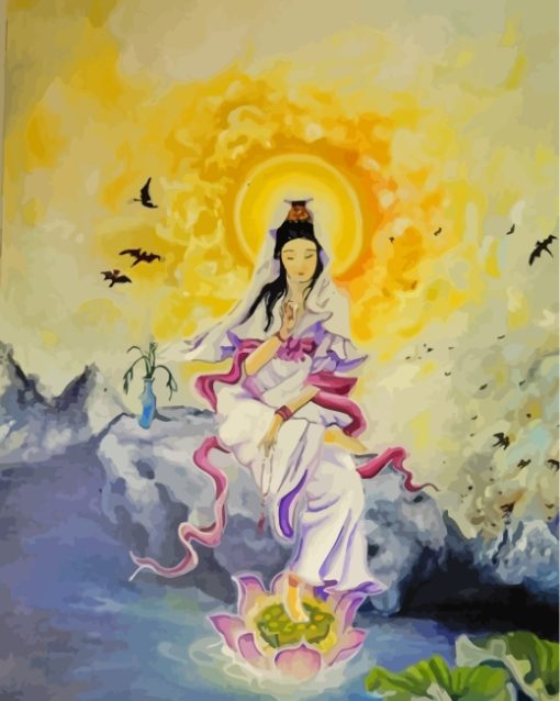 Goddess Kuan Yin Paint By Number