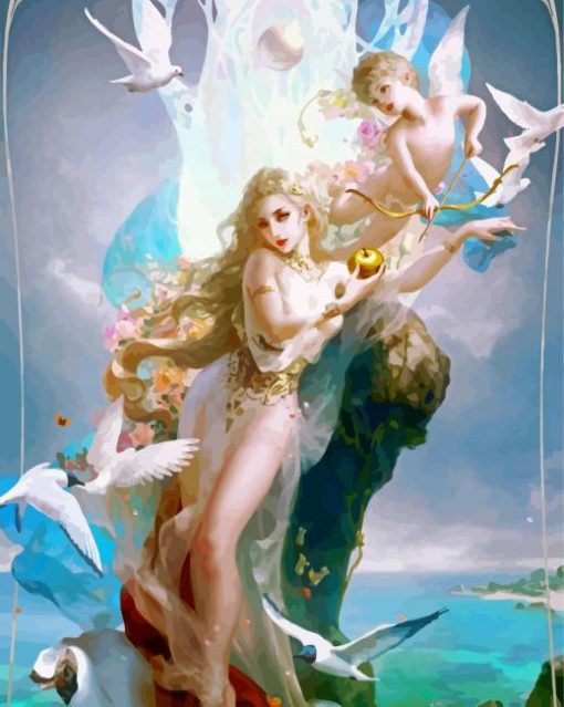 The Goddess Of Love Aphrodite Paint By Number