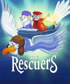 The Rescuers Animation Paint By Number