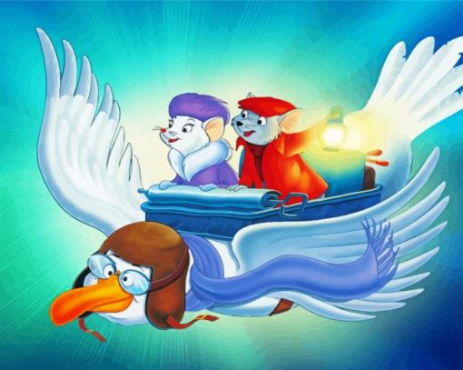 The Rescuers Disney Movie Paint By Number