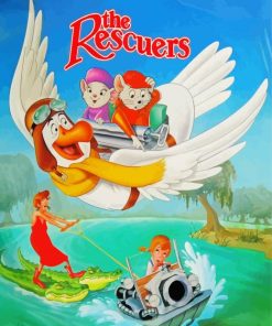 The Rescuers Disney Poster Paint By Number