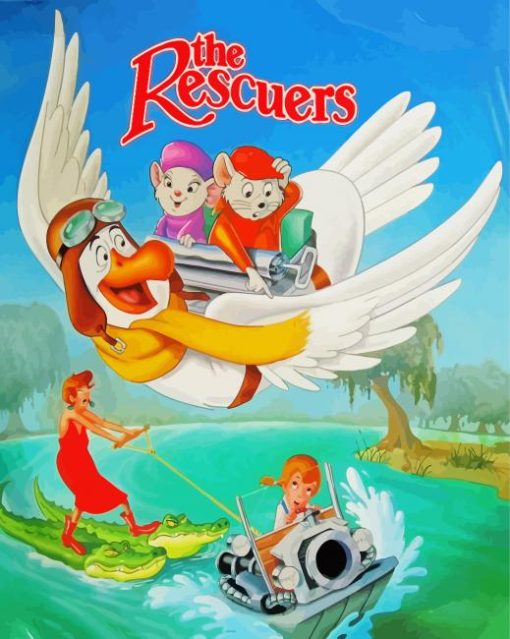 The Rescuers Disney Poster Paint By Number