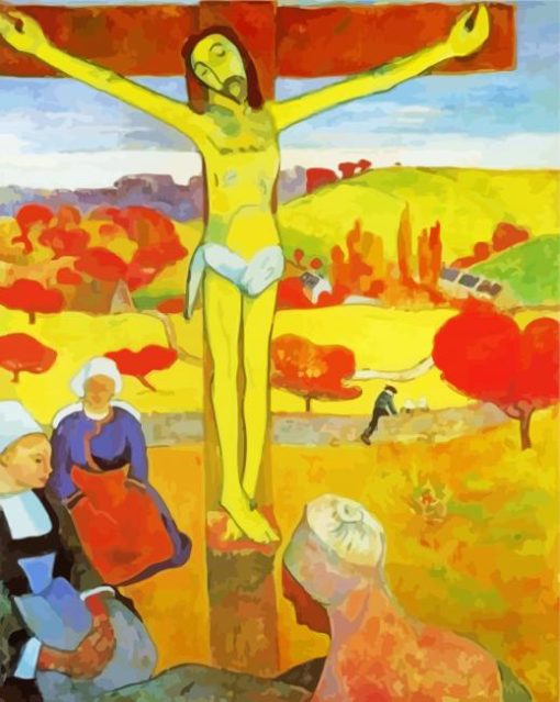 The Yellow Christ By Gauguin Paint By Number