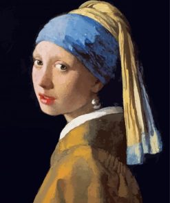 Girl With A Pearl Earring Vermeer Paint By Number