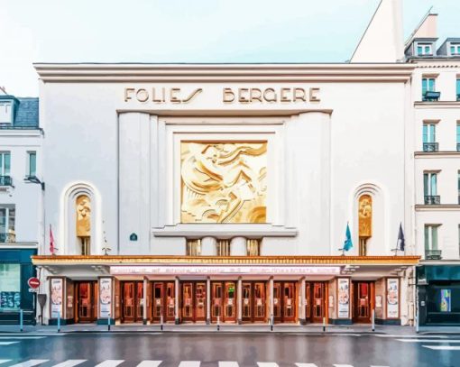 Folie Bergère Theater Paint By Number