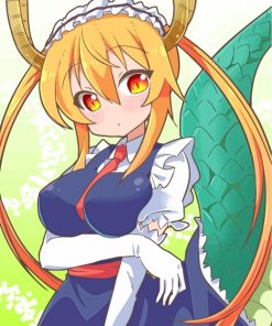 Tohru Kobayashi Anime Paint By Number