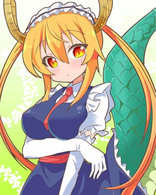 Tohru Kobayashi Anime Paint By Number