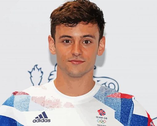 Tom Daley Paint By Number