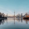 Toronto Cn Tower Reflection Paint By Number