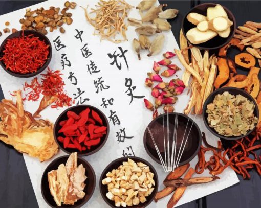 Traditional Chinese Medicine Paint By Number