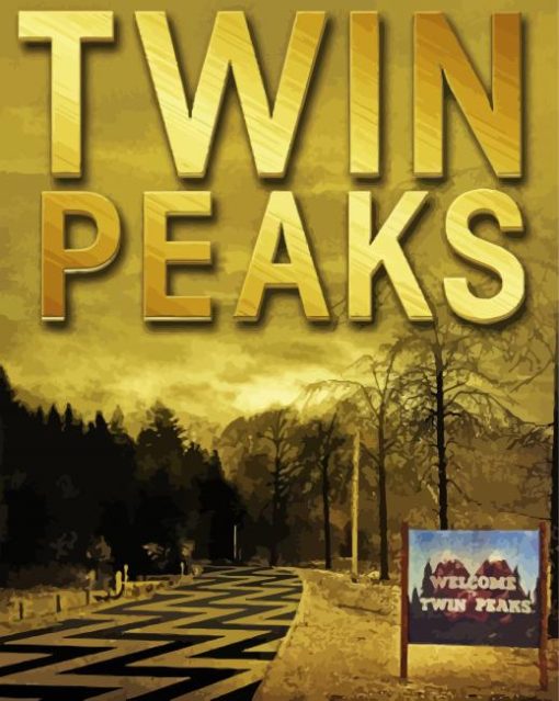 Twin Peaks Poster Paint By Number