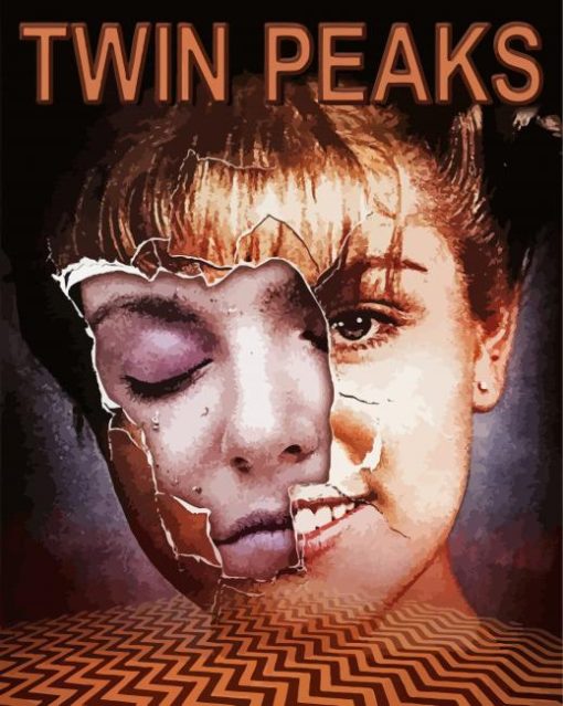 Twin Peaks Vintage Poster Paint By Number