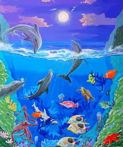 Undersea Animals Paint By Number