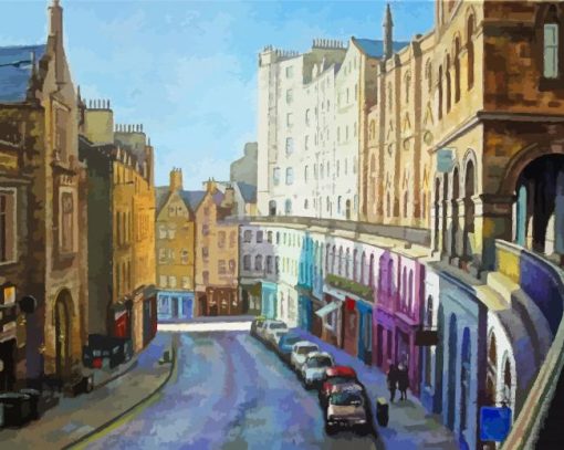 Victoria Street Edinburgh Art Paint By Number