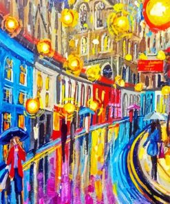 Victoria Street Edinburgh By Claire Innes Paint By Number