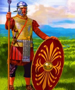 Roman Warrior Art Paint By Number