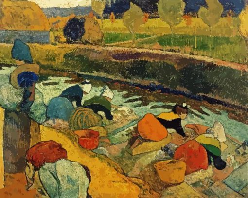 Washerwomen By Gauguin Paint By Number