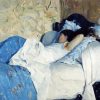 Woman Sleeping On Bed Art Paint By Number