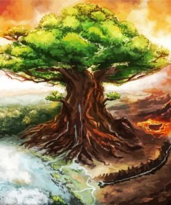 Yggdrasil World Tree Paint By Number