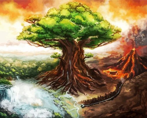 Yggdrasil World Tree Paint By Number