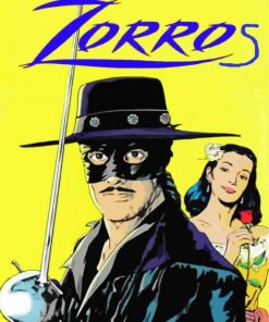 Zorro Art Paint By Number