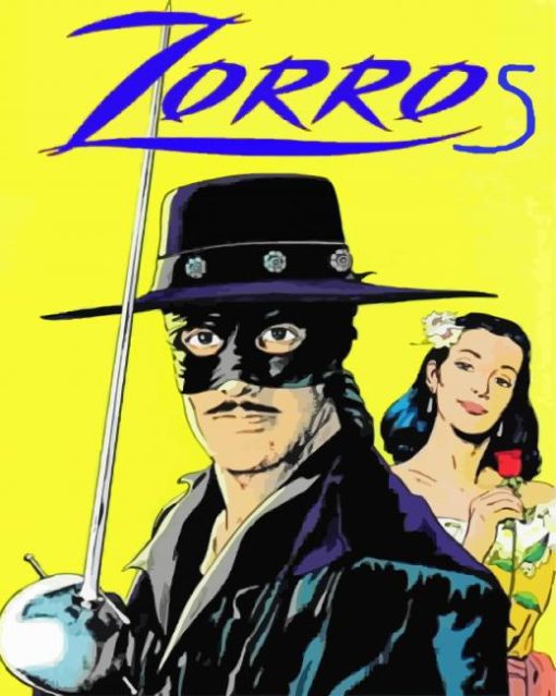 Zorro Art Paint By Number