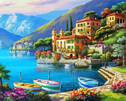 Aesthetic Harbor Gardens Paint By Number