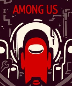 Among Us Illustration Paint By Number