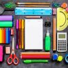 Back To School Supplies Paint By Number