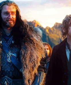 Bilbo And Thorin Oakenshield Paint By Number