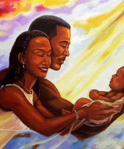 Black Family Art Paint By Number