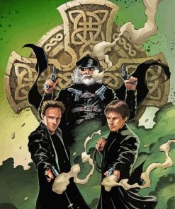 Boondocks Saints Illustration Poster Paint By Number