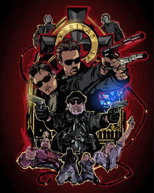 Boondocks Saints Poster Paint By Number