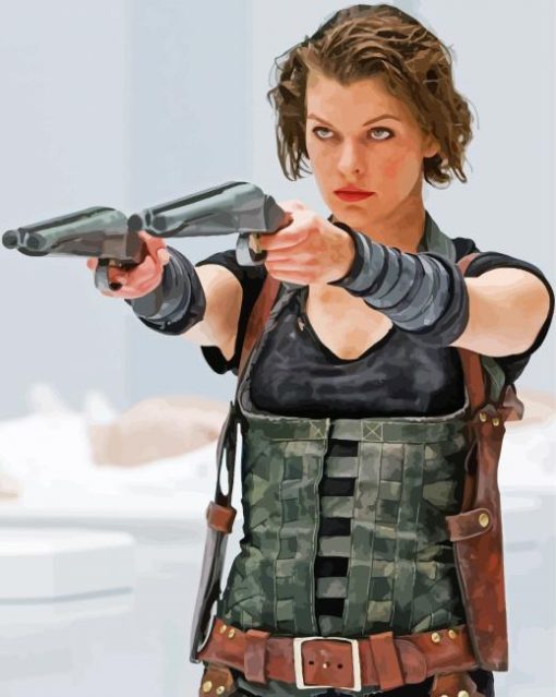 Character Of Resident Evil Paint By Number