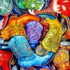 Colorful Cowboy Boots Paint By Number