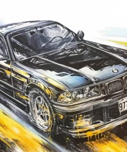 BMW E36 Art Paint By Number