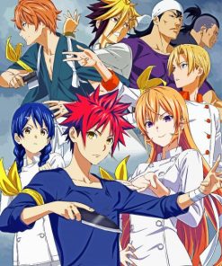 Food Wars Japanese Anime Paint By Number