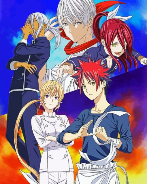 Food Wars Manga Paint By Number