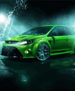 Green Rs Focus Car Paint By Number