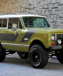 Green International Harvester Scout Paint By Number