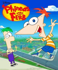 Phineas And Ferb Disney Paint By Number