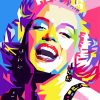 Pop Art Marilyn Monitor Paint By Number