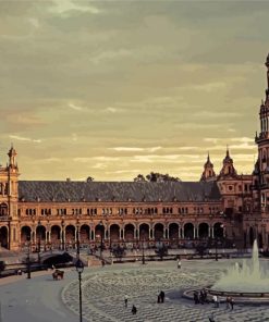 Seville City Square Paint By Number