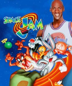 Space Jam Poster Paint By Number