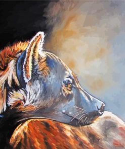 Spotted Hyena Animal Art Paint By Number