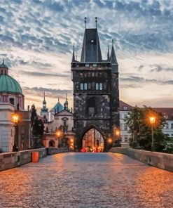 St Charles Bridge In Prague Paint By Number