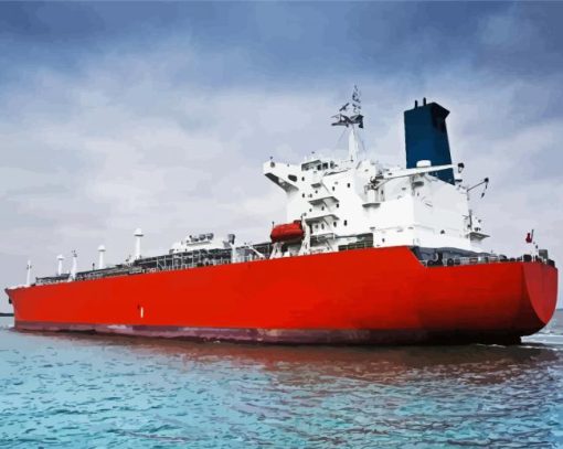 Tanker Ship Paint By Number