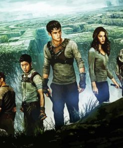 The Maze Runner Characters Paint By Number