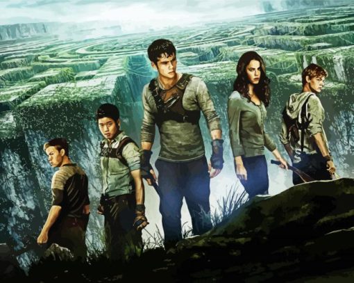 The Maze Runner Characters Paint By Number